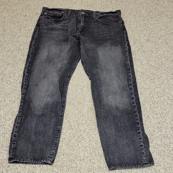 Levi's Men's Charcoal Relaxed 502  Premium Jeans Mens Sz 36 X 32 - Picture 1 of 7